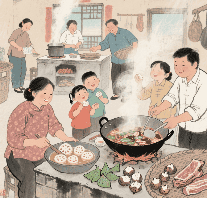 水八仙饮食习俗