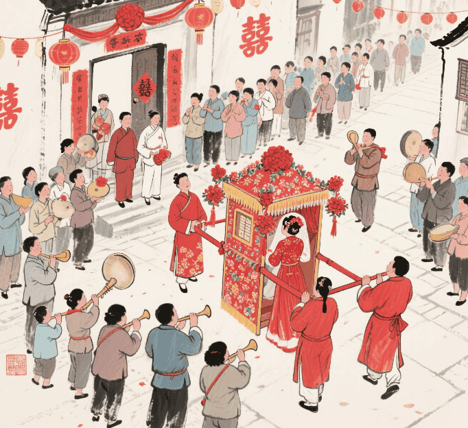 花轿迎亲