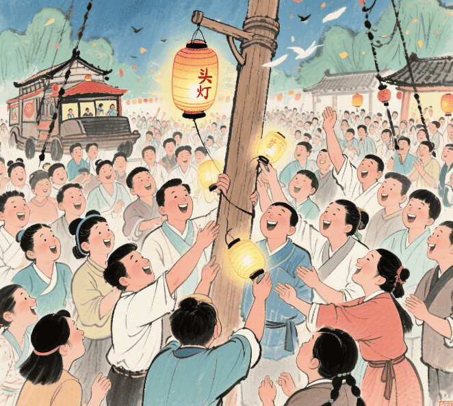 车桅灯习俗