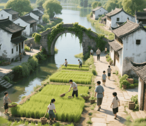 圩墩村传说