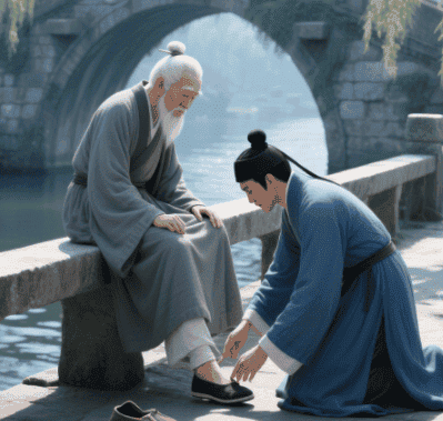 张良进履