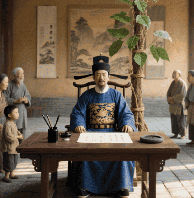 郑板桥审麻棵