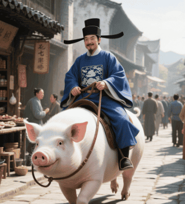 骑猪知县