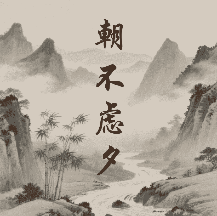朝不虑夕