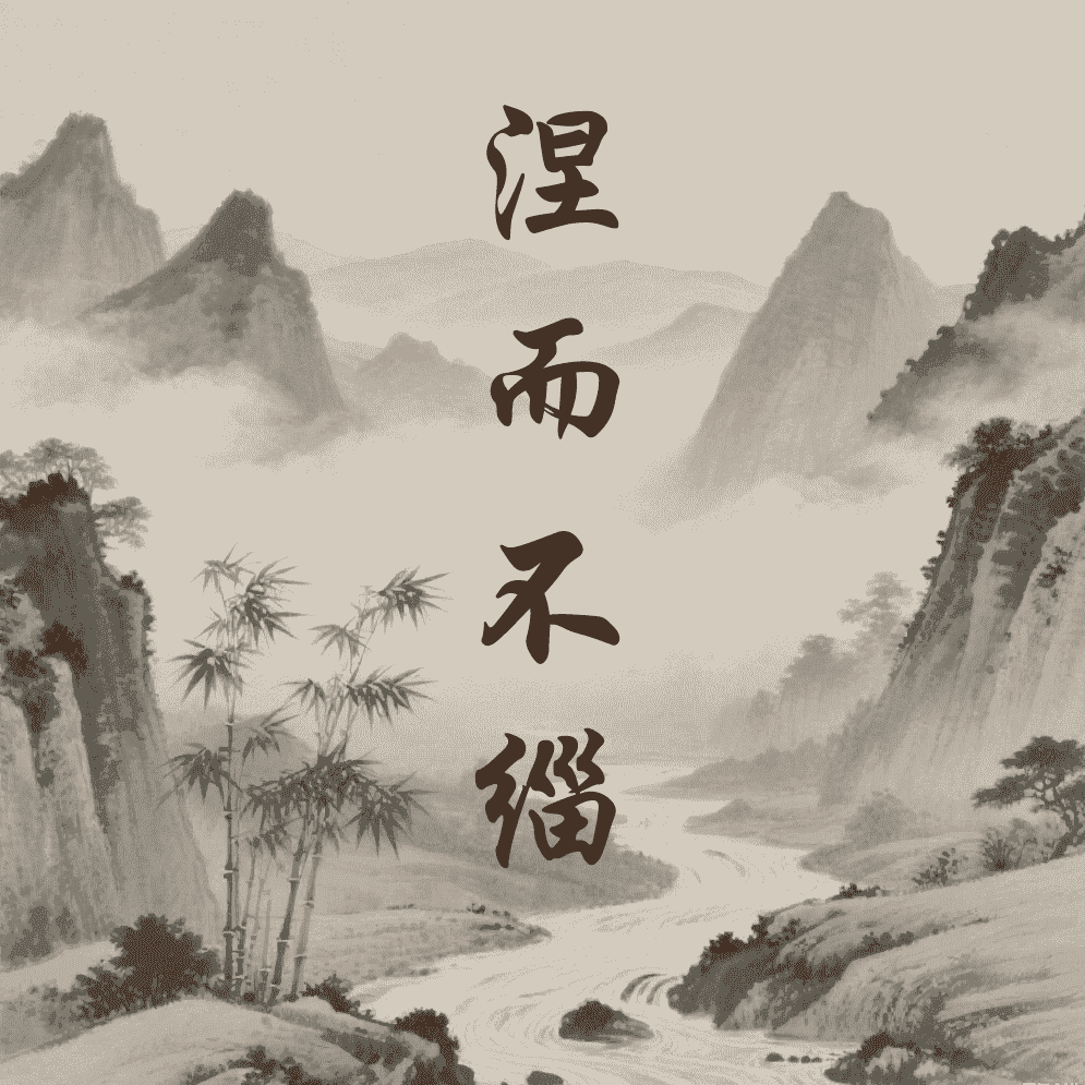 涅而不缁