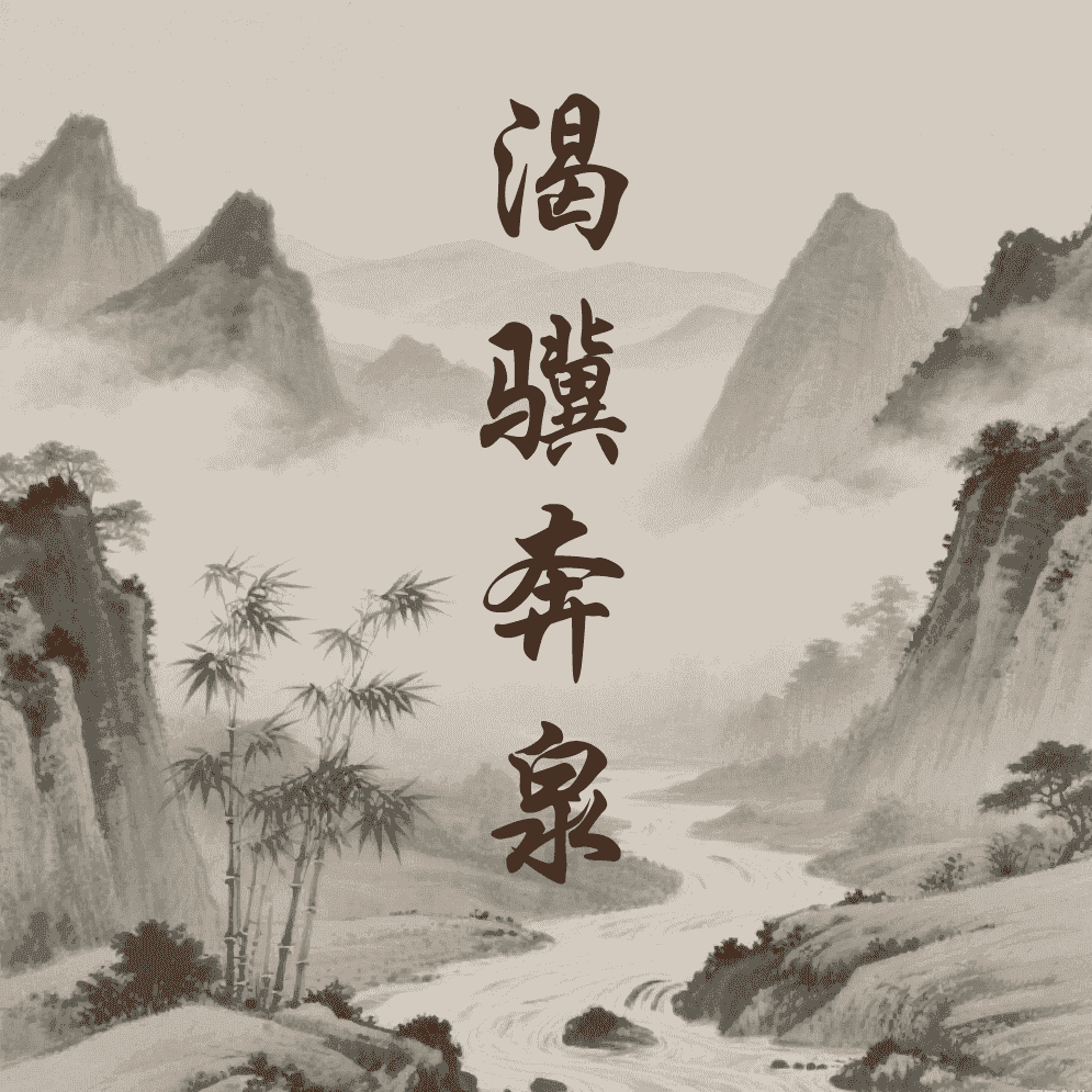 渴骥奔泉