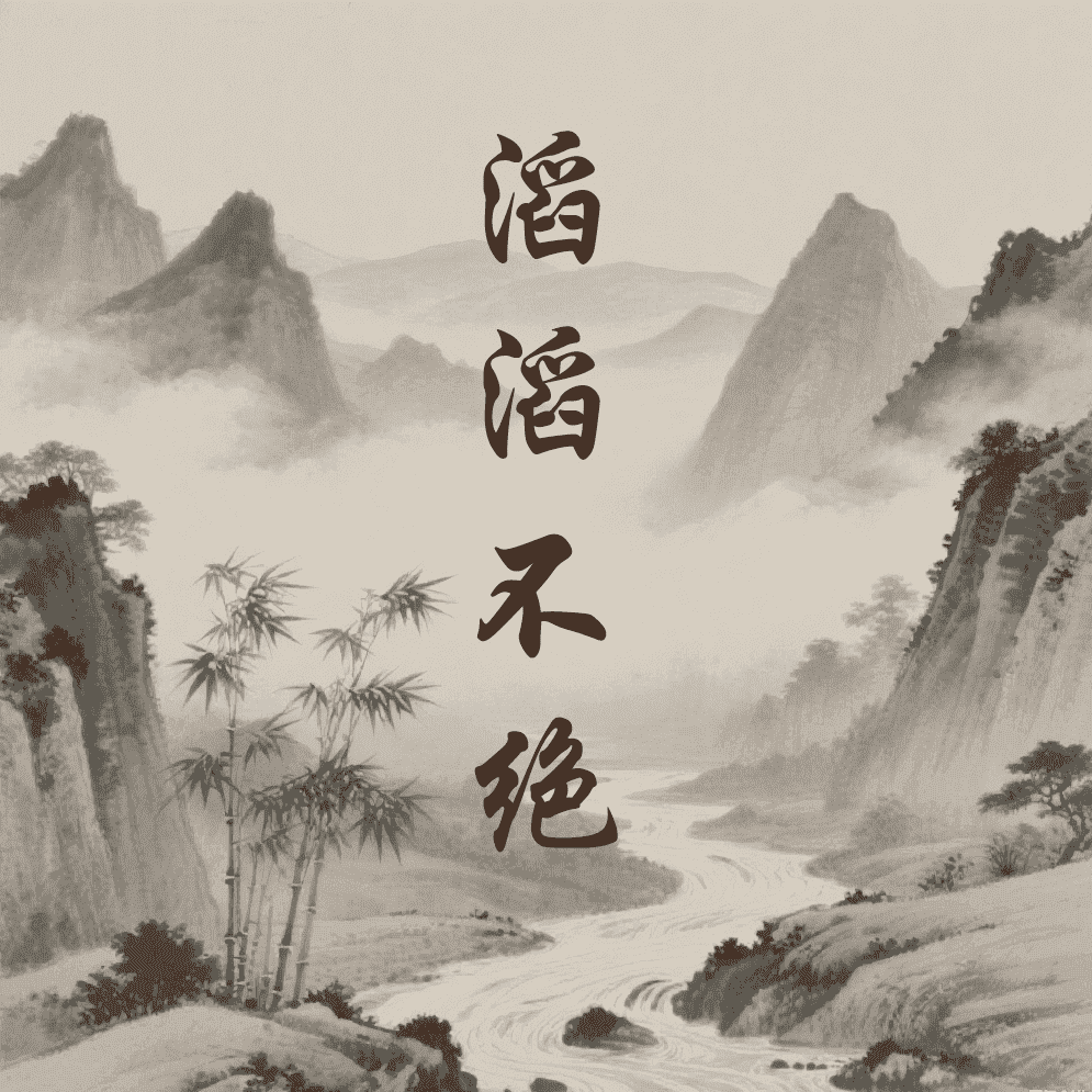 滔滔不绝