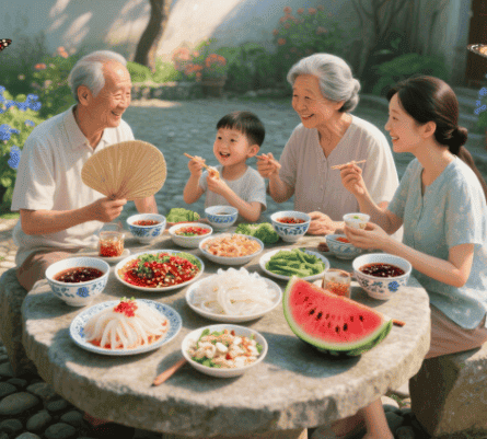 凉食避暑