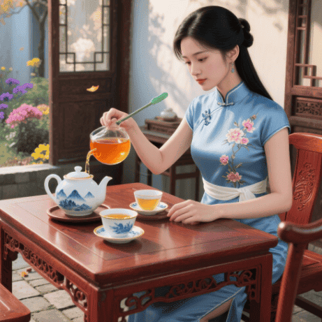 喝寒露茶