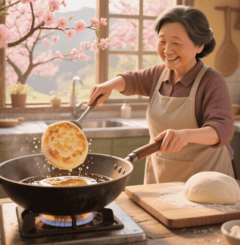 惊蛰煎香油饼