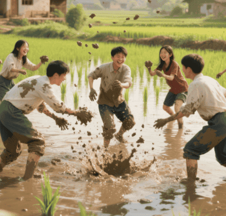 打泥巴仗