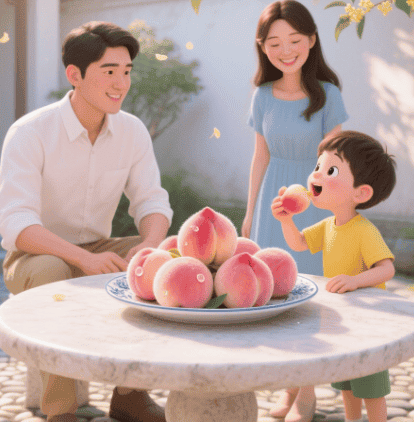 立秋食秋桃