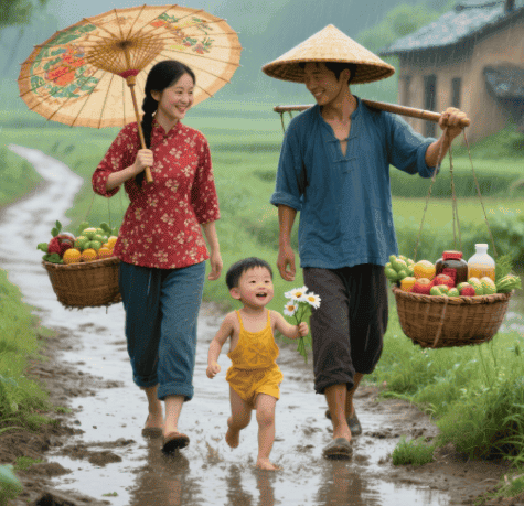 雨水回娘家