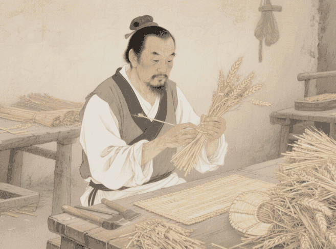 江阴麦秆画