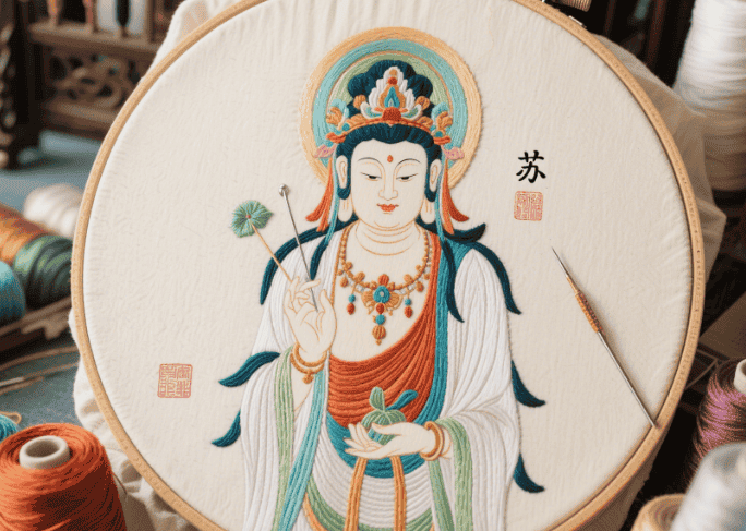苏州发绣