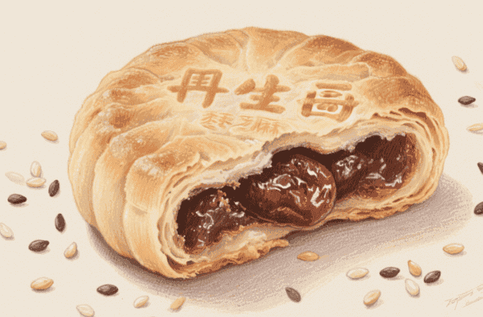乾生元枣泥麻饼