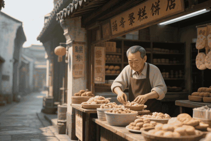南通嵌桃麻糕