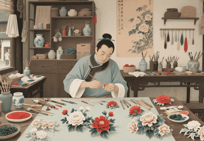 扬州通草花
