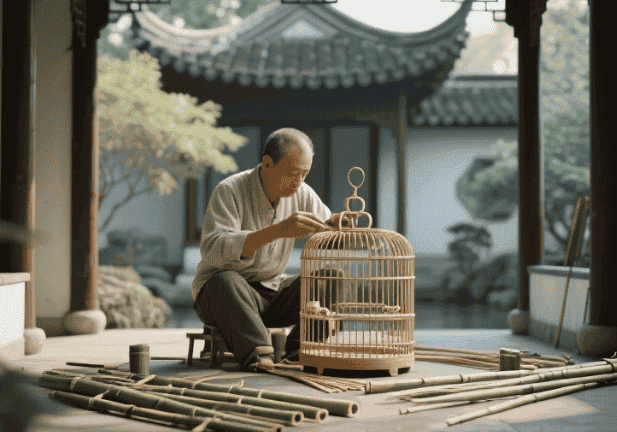 苏派鸟笼