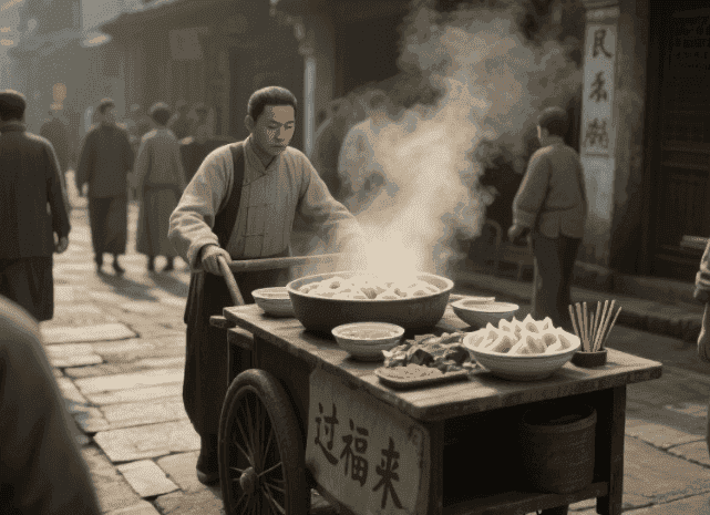 过福来手推馄饨
