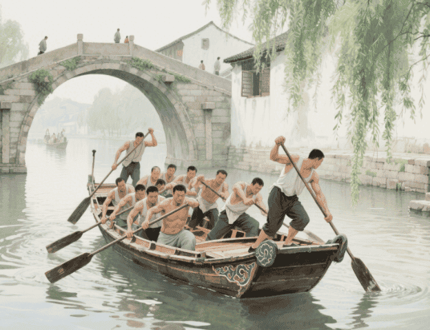 摇快船