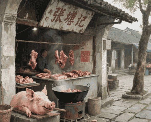 矛塘桥猪头肉